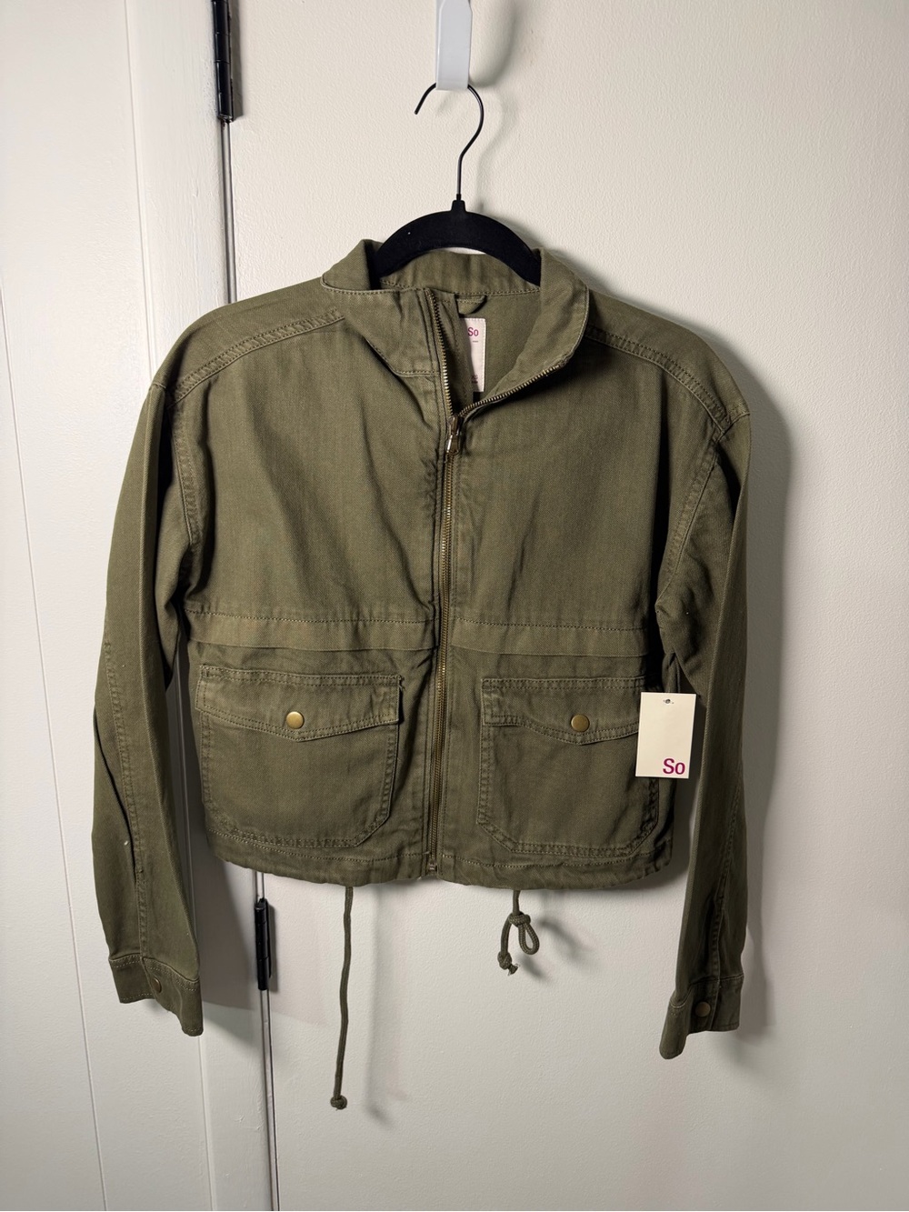 SO Women’s Olive Green Utility Jacket